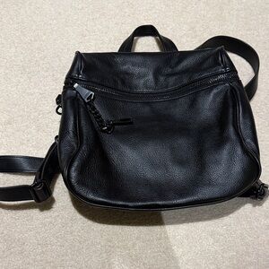 Aimee Kestenberg Black Leather Backpack